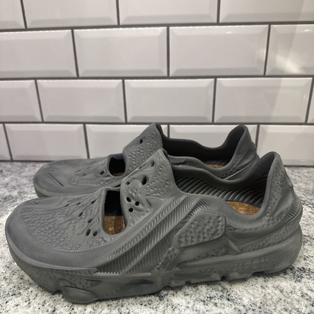 Nike Gray ispa sandals slides - Picture 2 of 11